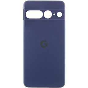 Чохол Silicone Cover Lakshmi Full Camera (AAA) with Logo для Google Pixel 7 Pro Темно-синій / Midnight blue