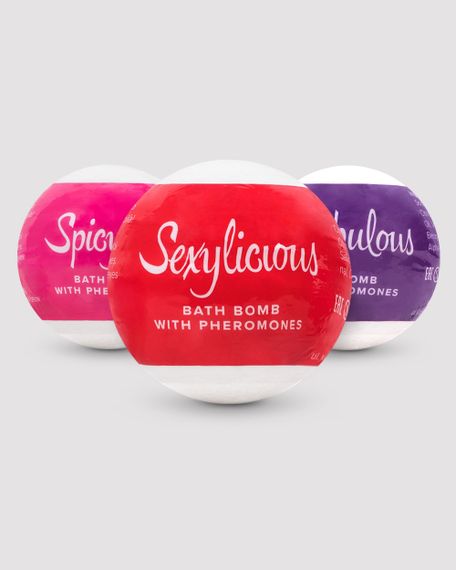 Бомбочка для ванни з феромонами Obsessive Bath bomb with pheromones Sexy, Білий | Зображення 2