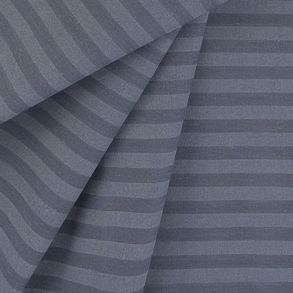 Уцінка!!!Постільна білизна двоспальна Бязь Gold Смужка Синя Love You | Зображення 1