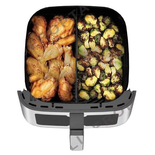 Фритюрниця з сенсорним управлінням на два тени Zepline ZP-211, 14 літрів, 4000 Вт, подвійне відділення, швидке нагрівання (46142-ZP-211_2999) | Зображення 1