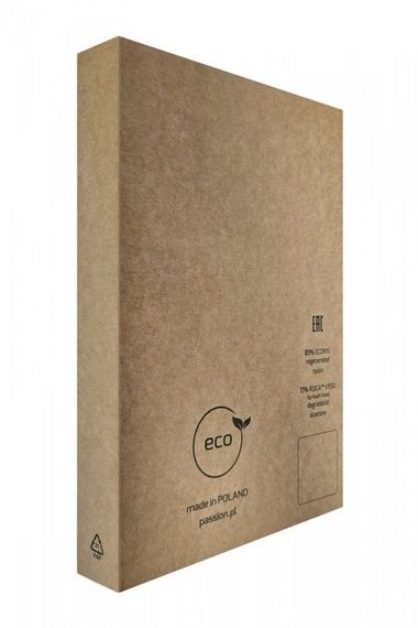 Еротичні колготки-бодістокінг Passion ECO S008 black, з імітацією панчіх та пояса | Зображення 6