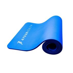 Килимок для йоги та фітнесу + чохол 4yourhealth Fitness Yoga Mat 0101 (180*61*1см) Блакитний