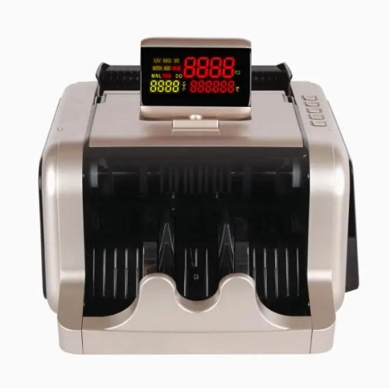 Машина для рахунку грошей з детектором підроблених купюр та великим бічним світлодіодним дисплеєм Model-2600 | Зображення 3