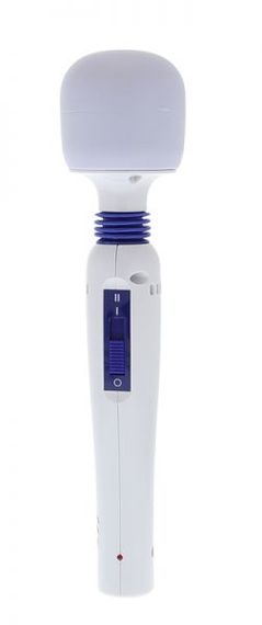 Вібромасажер-мікрофон 2-SPEED rechargeable POWER MASSAGER, Білий