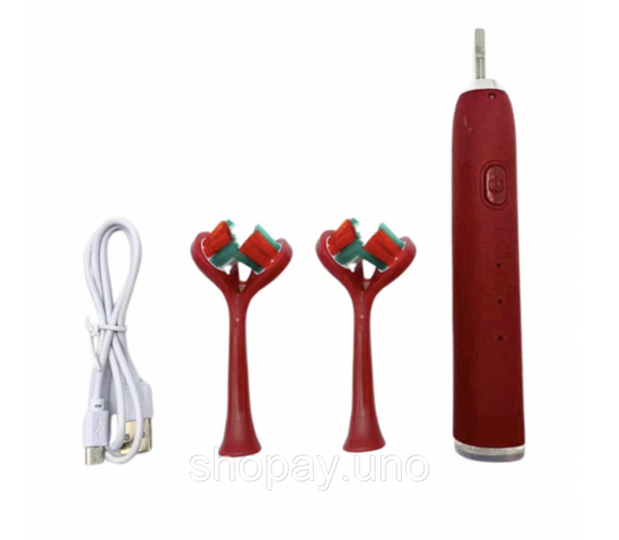 Аккумуляторная зубная щетка Electric Toothbrush Best New с двойной головкой ∙ Эффективная зубная щетка Electric Toothbrush | Зображення 2