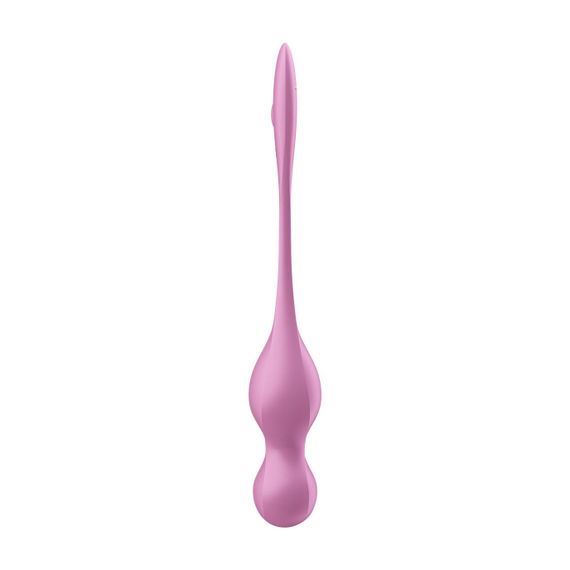 Вагінальні смарт-кульки з вібрацією Satisfyer Love Birds 1 Connect App Pink, 78 г | Зображення 1