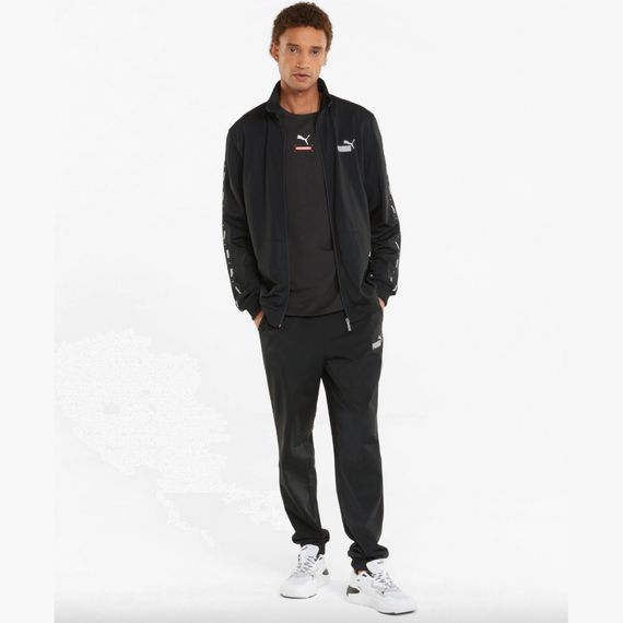 Костюм спортивный мужской Puma Tape Poly Suit 847420 01 (черный, полиэстер, эластик, тренировочный, лого пума) | Зображення 2