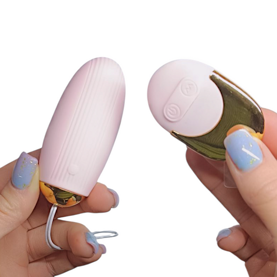 Віброяйце з пультом ДК "Secret egg", колір рожевий, 10 режимів sexstyle | Зображення 3