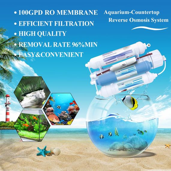 Система очищення води Geekpure RO 100 GPD, 4-ступенева, з DI-фільтром, зворотний осмос, TDS 0, для дому, офісу, подорожей | Зображення 4