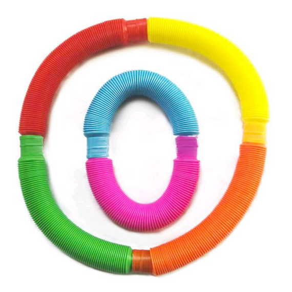 Pop Tube Іграшка - антистрес Поп Туб ∙ Різнокольорові Поп труби pop tubes | Зображення 1