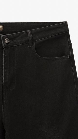 Джинси Slim Fit однотонні чоловічі GENUA 2226 32 Чорний shop (2000999385650) | Зображення 1