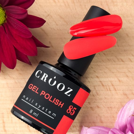 Гель-лак Crooz 85 (огненный корал) 8 мл | Зображення 3