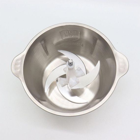 Електричний подрібнювач з чашею на 2л, 1300Вт, Rainberg RB-2202 / Кухонний блендер з нержавіючої сталі | Зображення 5