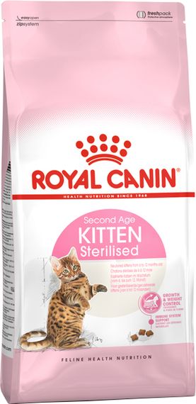 Royal Canin KITTEN STERILISED Сухий корм для стерилізованих кошенят у віці від 6 до 12 місяців 2 кг