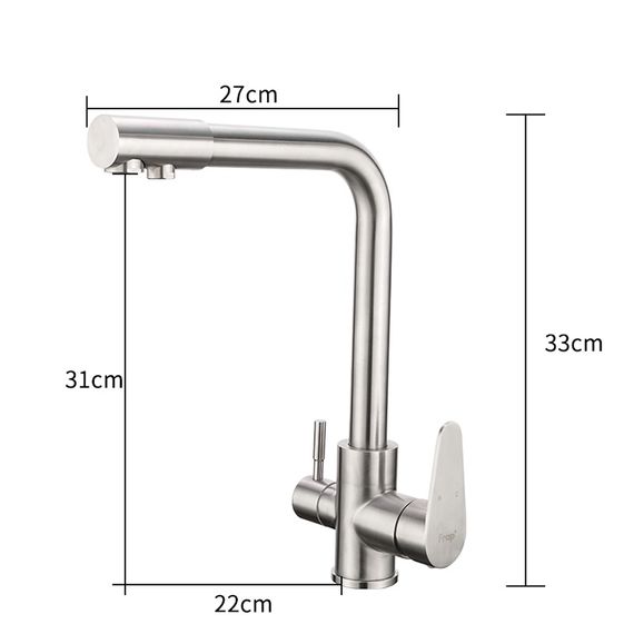 Змішувач для кухні Frap F4348 | Зображення 1