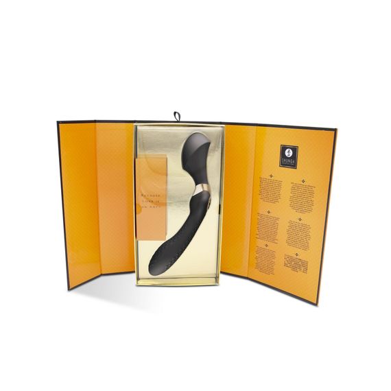 Вібромасажер Shunga Zoa Black, двосторонній | Зображення 7