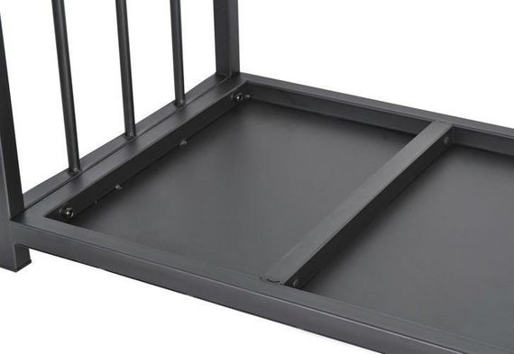 Корзина металлическая для дров Kaminer 24628 с тканевым чехлом и ручками | Зображення 2