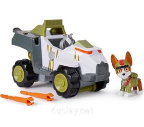 Щенячий патруль у джунглях Машина мавпа та фігурка Трекера Оригінал Paw Patrol Jungle Pups Tracker’s Monkey Vehicle