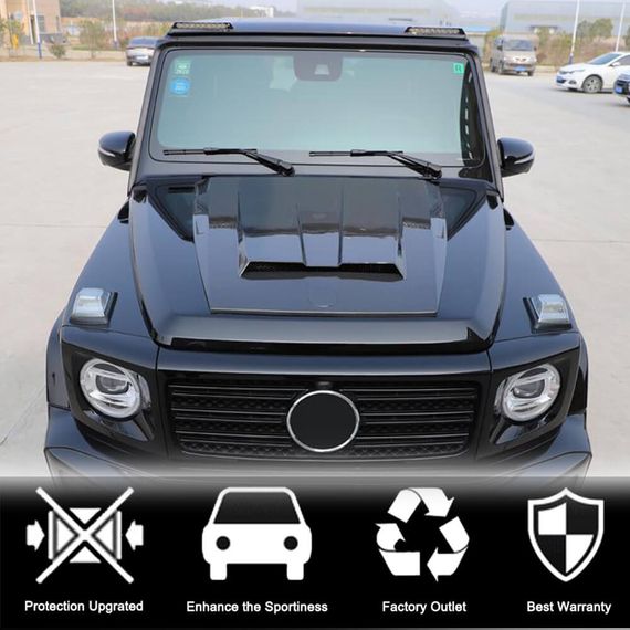 Козирок AMG-Design (для 2004-2018, Карбон) для Mercedes G сlass W463 рр | Зображення 4