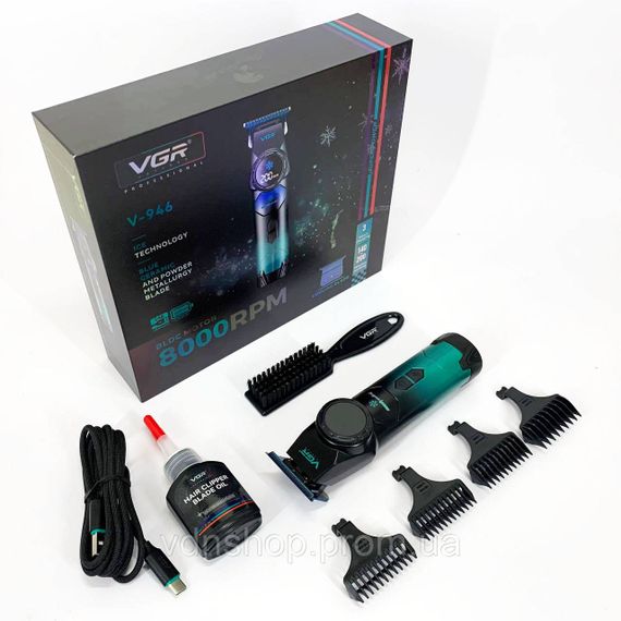 Машинка для різних стрижок акумуляторна VGR V-946, Бездротова акумуляторна машинка для стрижки волосся VY-85 | Зображення 6