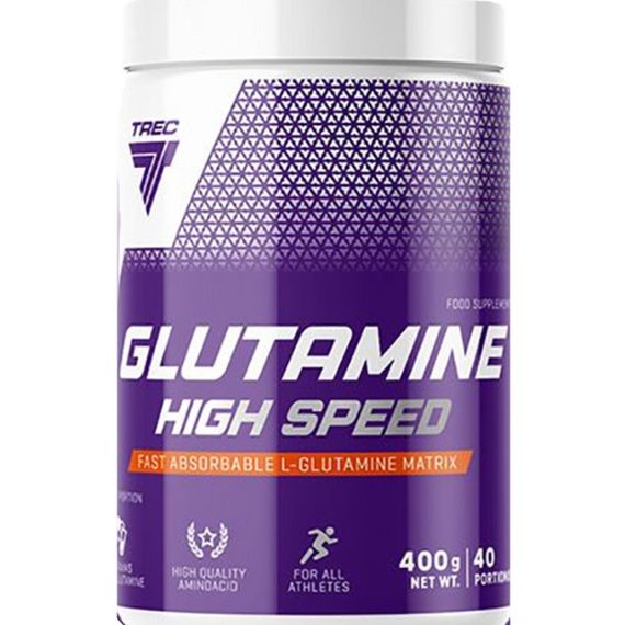 Глютамин для спорта Trec Nutrition Glutamine High Speed 400 g /20 servings/ Orange Grapefruit
