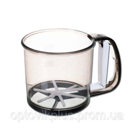 Пластикова кружка-сито для борошна