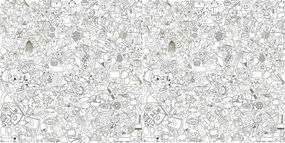 Шпалери-розмальовки Гра "Знайди мене" 60*120 C-120002
