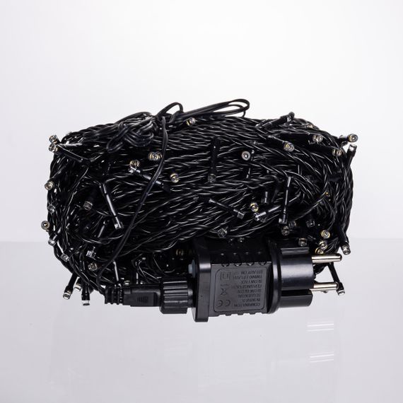 Гірлянда Нитка вулична 30 (м) 300 LED чорний провід Жовтий CF300L30MBY | Зображення 3