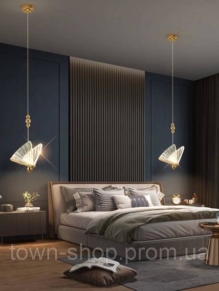 Люстра потолочная LED CA02/1-gd-k Золото 30-120х22х16 см. | Зображення 1