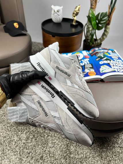 Мужские кроссовки замша  bok Classic LX2200 Grey White весна / літо / осінь A3655 46 | Зображення 4