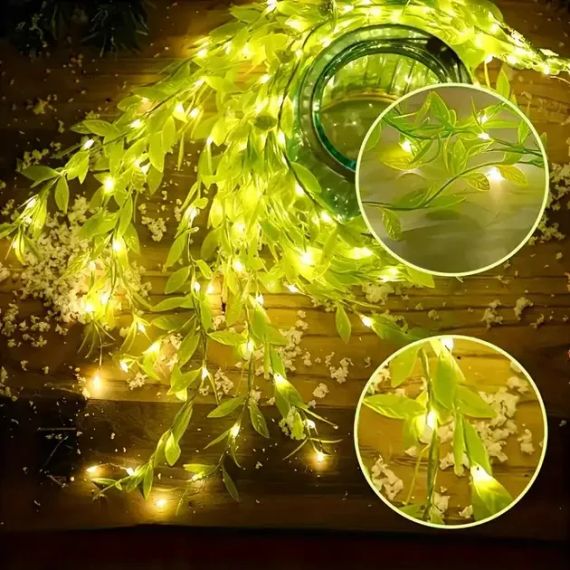 Гірлянда Роса з LED-підсвічуванням "Зелена Верба" ​​2, Тепле світло SF-56 | Зображення 3