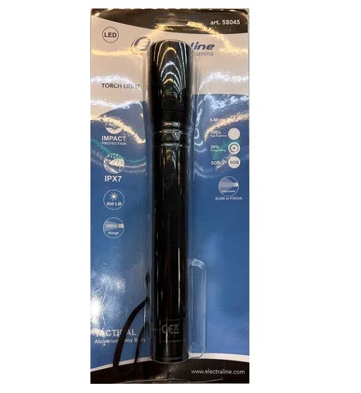 Фонарик светодиодный тактический Electraline Lumina 10W 800LM IPX7 | Зображення 5