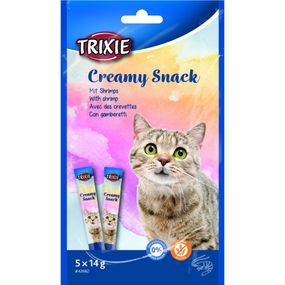 Ласощі для котів Trixie Creamy Snacks з креветками 5 шт х 14 гр
