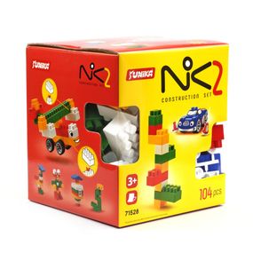 Конструктор детский "NIK-2" 71528, 104 крупных деталей