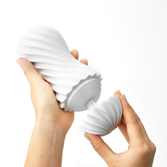 Мастурбатор Tenga Flex Silky White с изменяемой интенсивностью, можно скручивать Sex Aura | Зображення 2