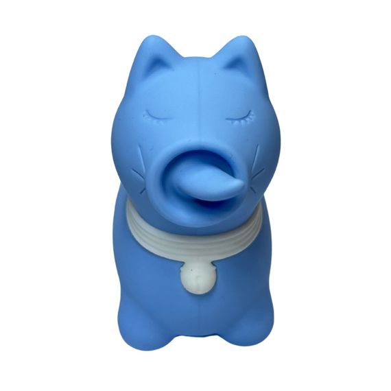 Стимулятор клітора з довгим обертовим язичком UNIVIBE Котик, 10 режимів, синій sexstyle | Зображення 6