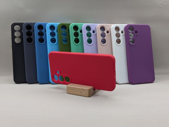 Samsung Galaxy S25 FE | Протиударний чохол | Soft Touch | Червоний