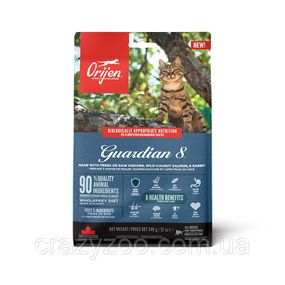 Сухий корм для кошенят та котів Orijen Cat Guardian 8 з м'ясом та рибою 340 г o71889