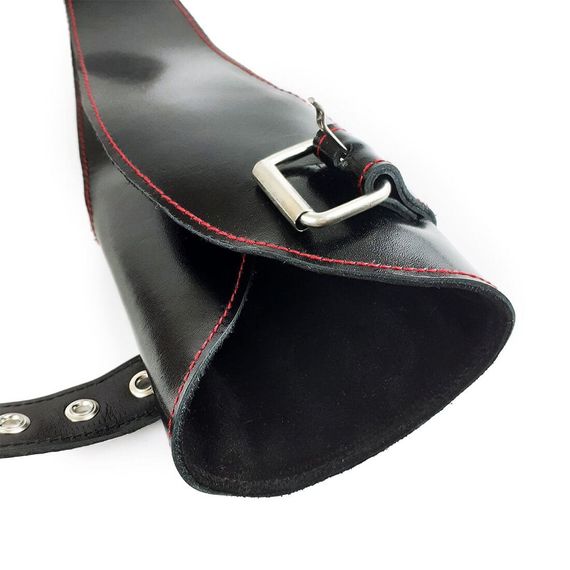 Поручі для підвісу Fetish Hand Cuffs For Suspension із натуральної шкіри, Чорний, One Size | Зображення 5