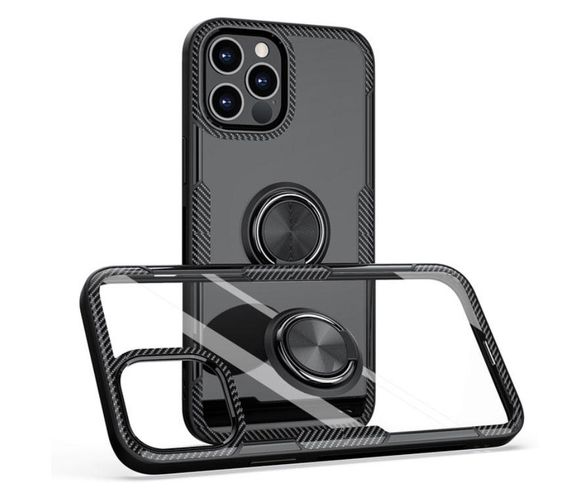 Чехол Primolux Ring Magnetic Stand для Apple iPhone 14 Pro - Black