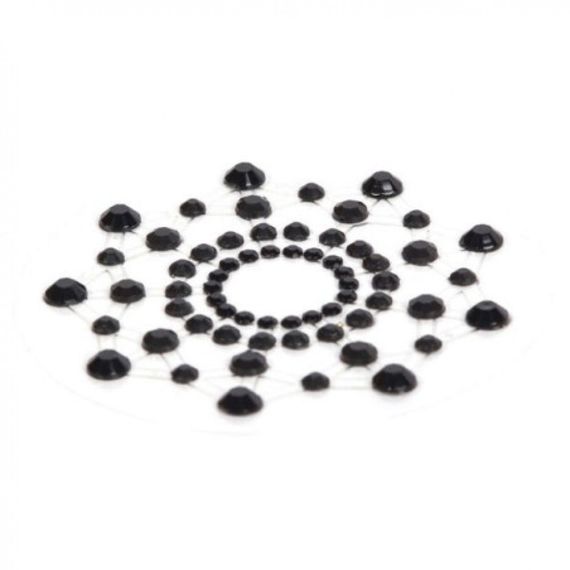 Наклейки для грудей Bijoux Indiscrets Mimi - Black | Зображення 1