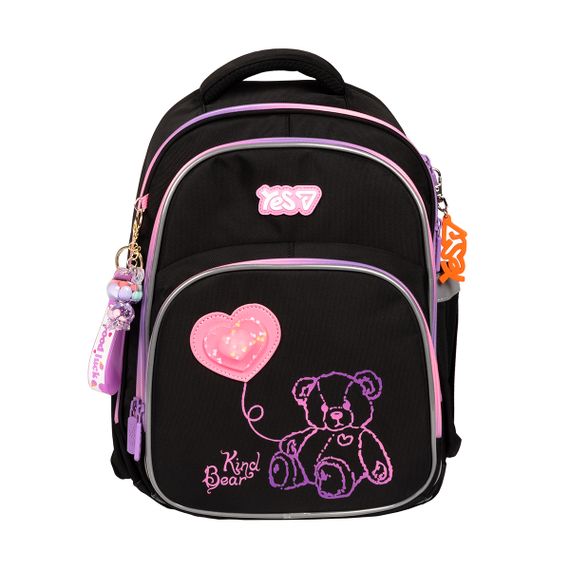 Шкільний рюкзак YES S-91M Pink Bear 550499 17.1 л