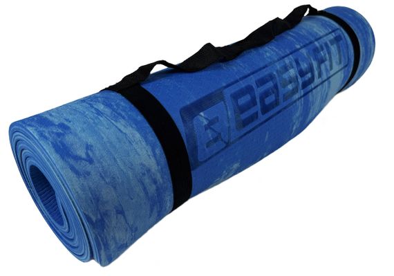 Килимок для йоги та фітнесу EasyFit s-EVA Mat 8 мм Синій (EF-1911-Bl) | Зображення 1