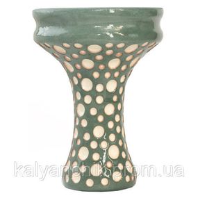 Чаша для Кальяна ETNA Katana Dot Glaze Dark Green