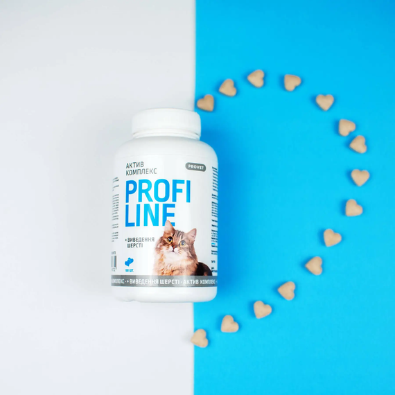 Вітаміни для котів PROVET Profiline Актив Комплекс + виведення шерсті 180 шт. | Зображення 4