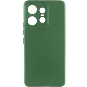 Чехол Silicone Cover Ummi Lakshmi Full Camera (AA) для Motorola Edge 50 Pro Зеленый / Dark green