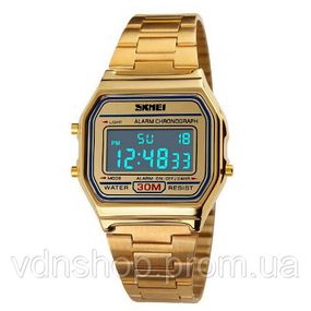 Годинник для чоловіків з водозахистом SKMEI, Годинник спортивний армійський квадратний Ретро RL-75
