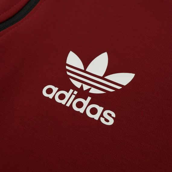 Кофта на блискавці Adidas червона | Зображення 1