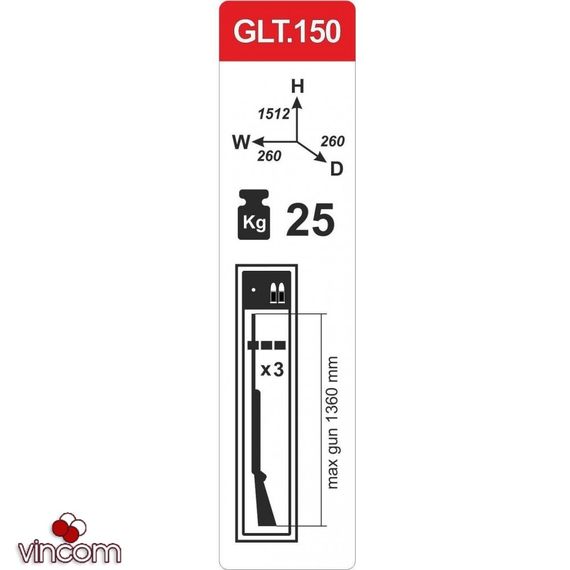 Сейф оружейный HUNTER GLT.150.K | Зображення 1