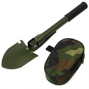 Лопата складная в поход Shovel, Тактическая складная лопата для выживания, Тактическая лопатка VG-71